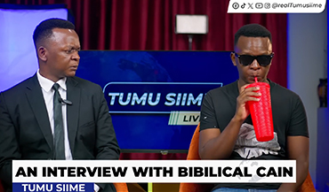 Comedian Tumu Siime in a Skit Interviewing the Bibilical Cain